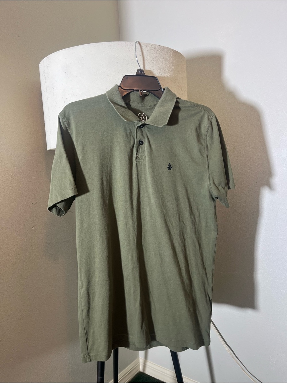 Volcom Olive Green Short-Sleeve Polo